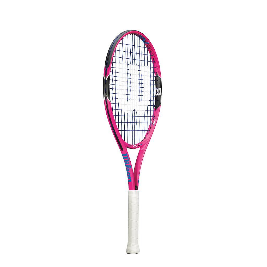 Wilson Burn Pink 25 Tennis Racket Junior