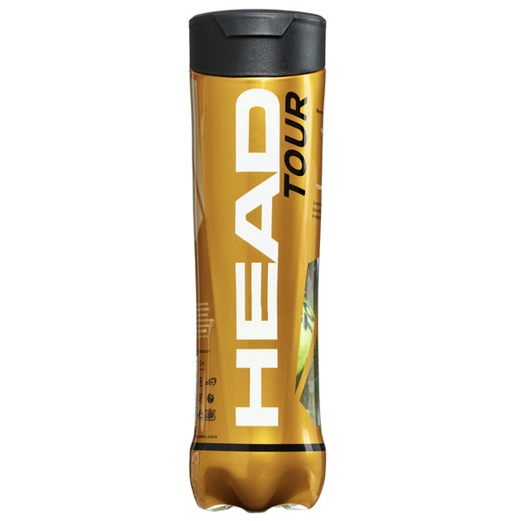 Head Tour Tennis Balls - Tube of 4