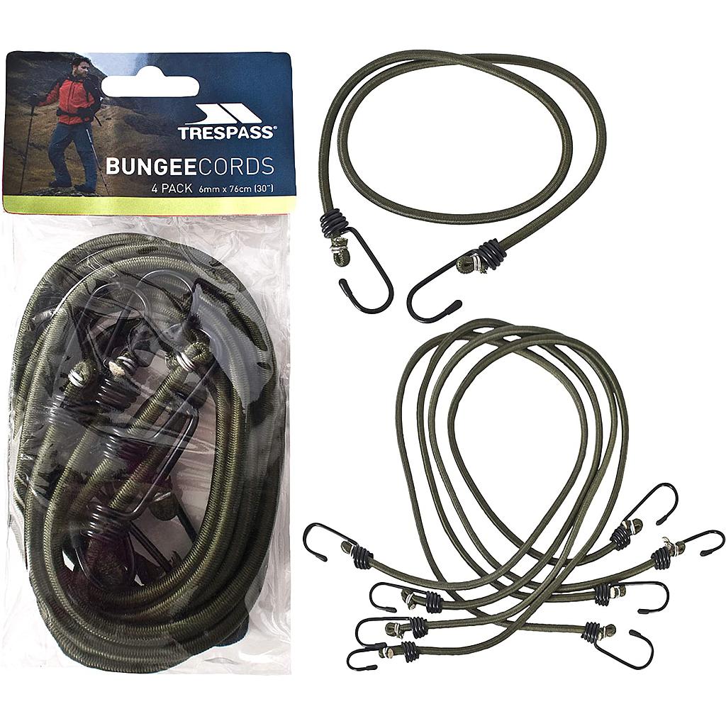 Trespass Bungee Cord (Pack of 4)