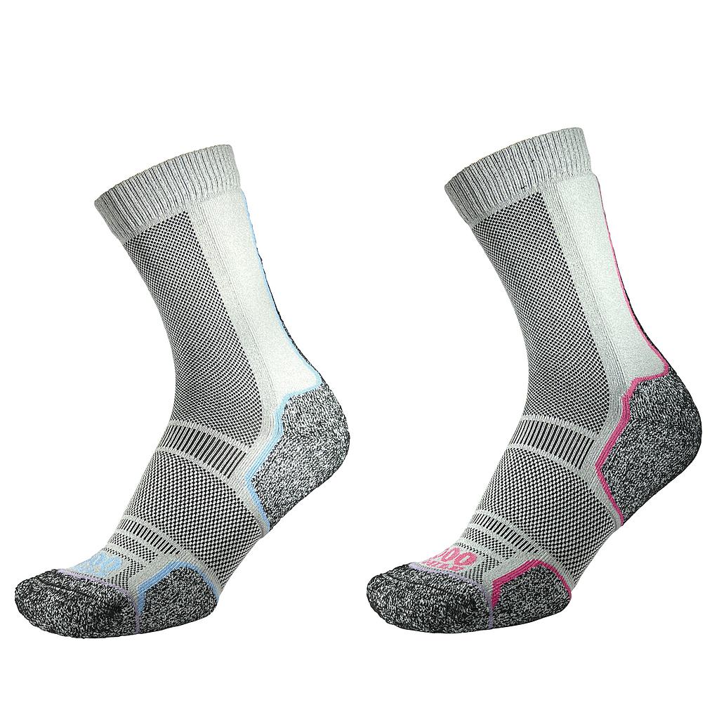 1000 Mile Trek Sock Ladies (Twin Pack) (Recycled)