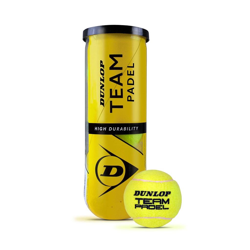 Dunlop Team Padel Balls - 3 Ball Tube