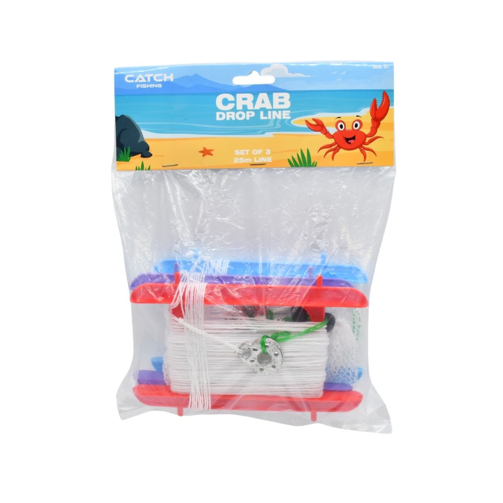 Catch Fishing Crab Drop Line - Set of 3