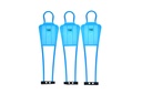 PrecisionPLAY Mini Mannequins (set of 3)