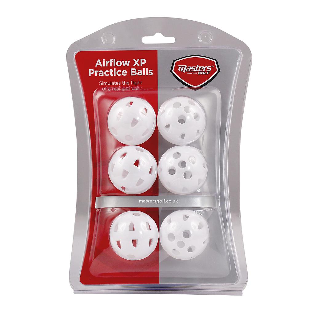 Masters Airflow Practice Balls (Pack of 6)