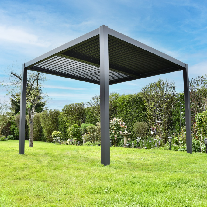 SAC 3Mx3M Aluminium Louvre Pergola