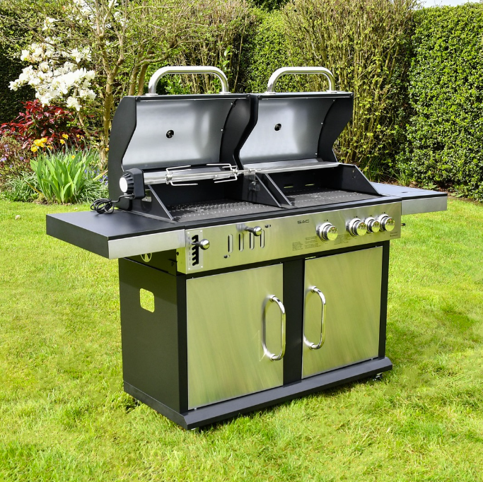 SAC Combi Gas/Charcoal BBQ & Accessories