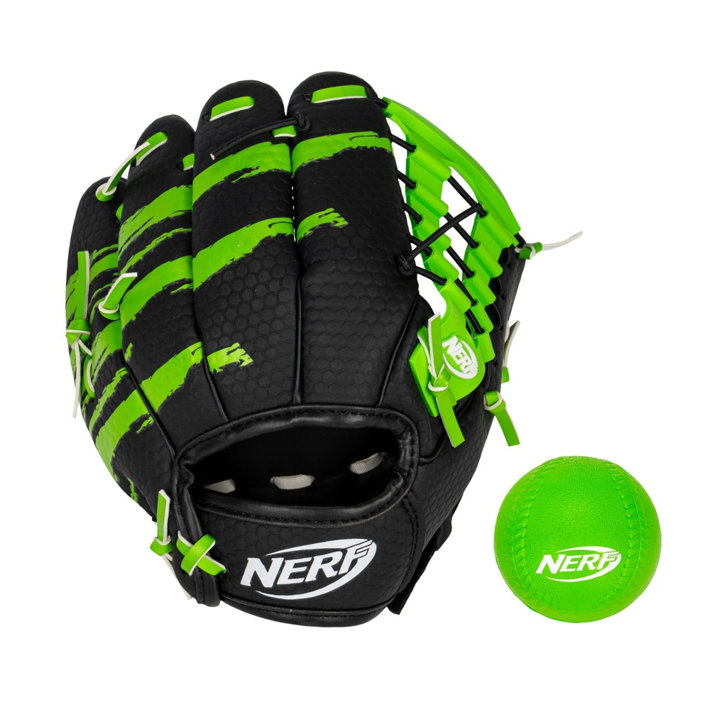 Nerf Baseball Glove & Ball Set