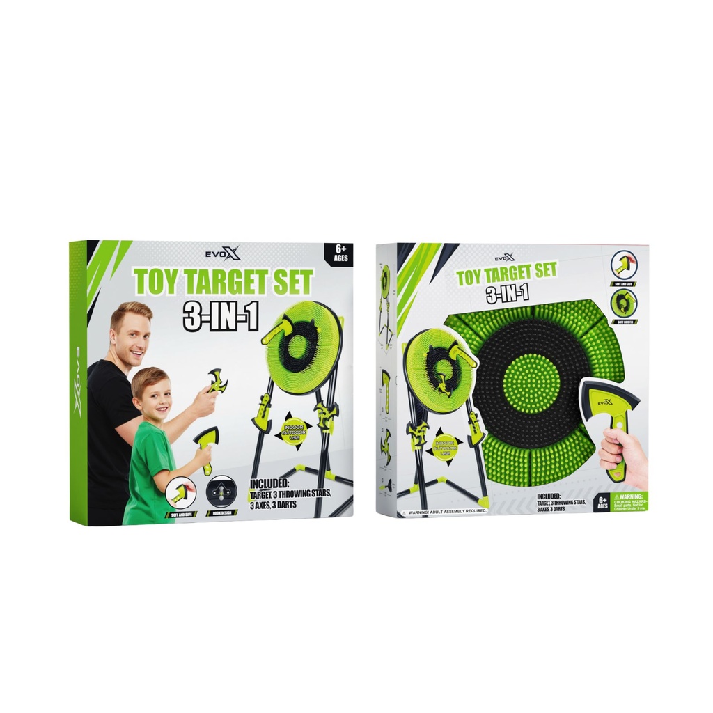 Evo-X 3-In-1 Toy Target Set