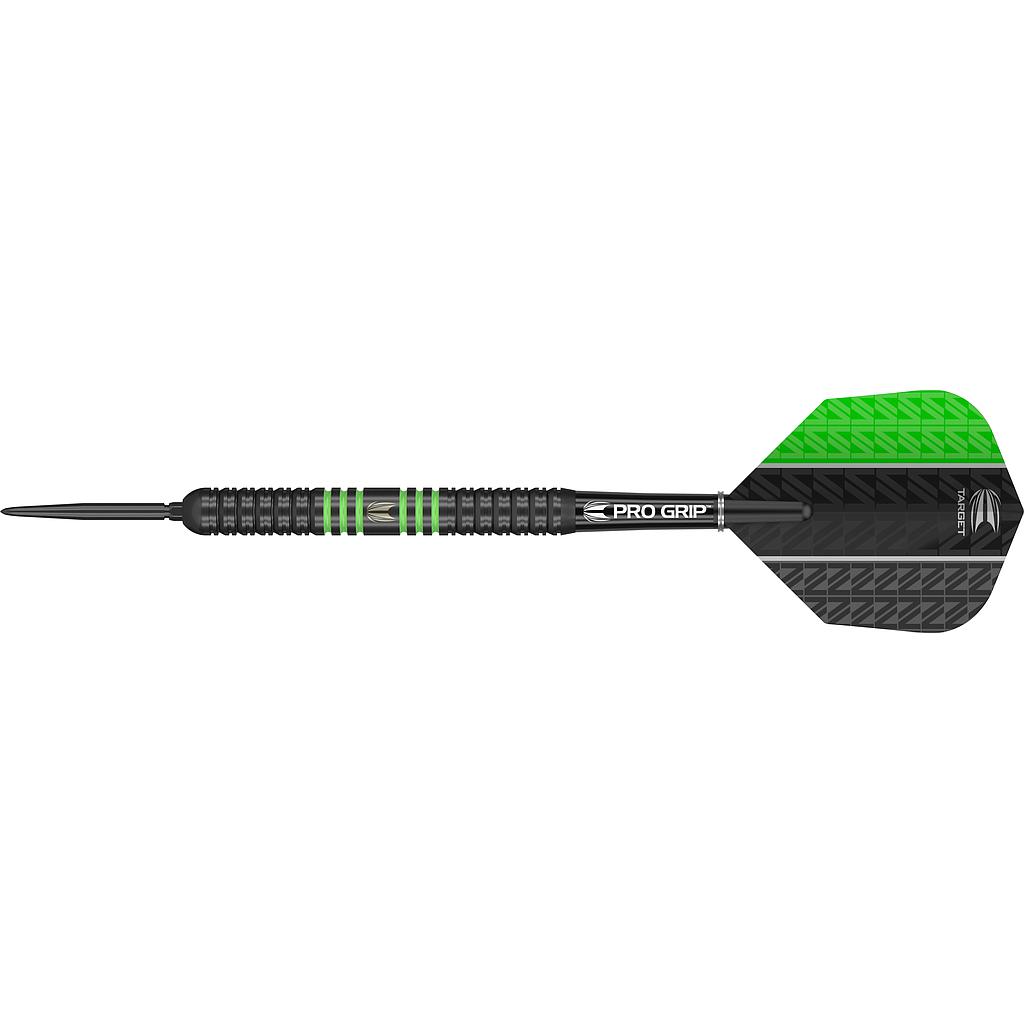 Target Vapor8 Black Green - 80% Tungsten Swiss Point Darts