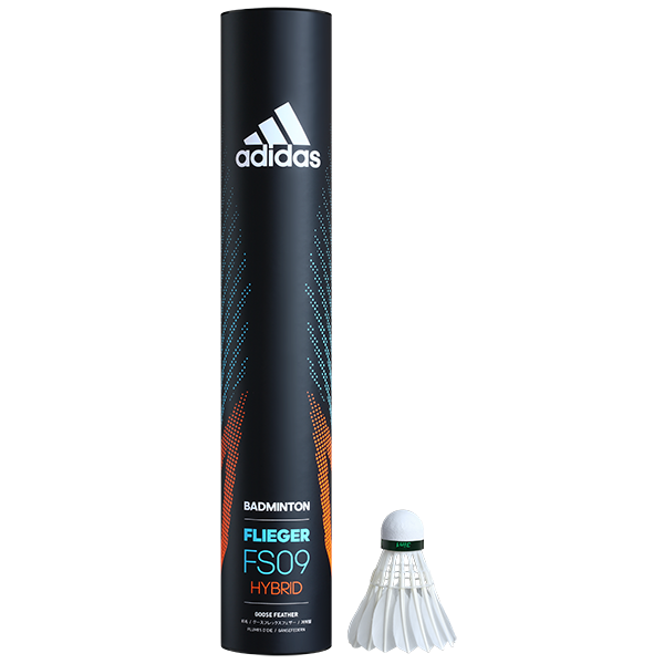 Adidas Flieger FS09 Hybrid Badminton Shuttles (Tube of 12)