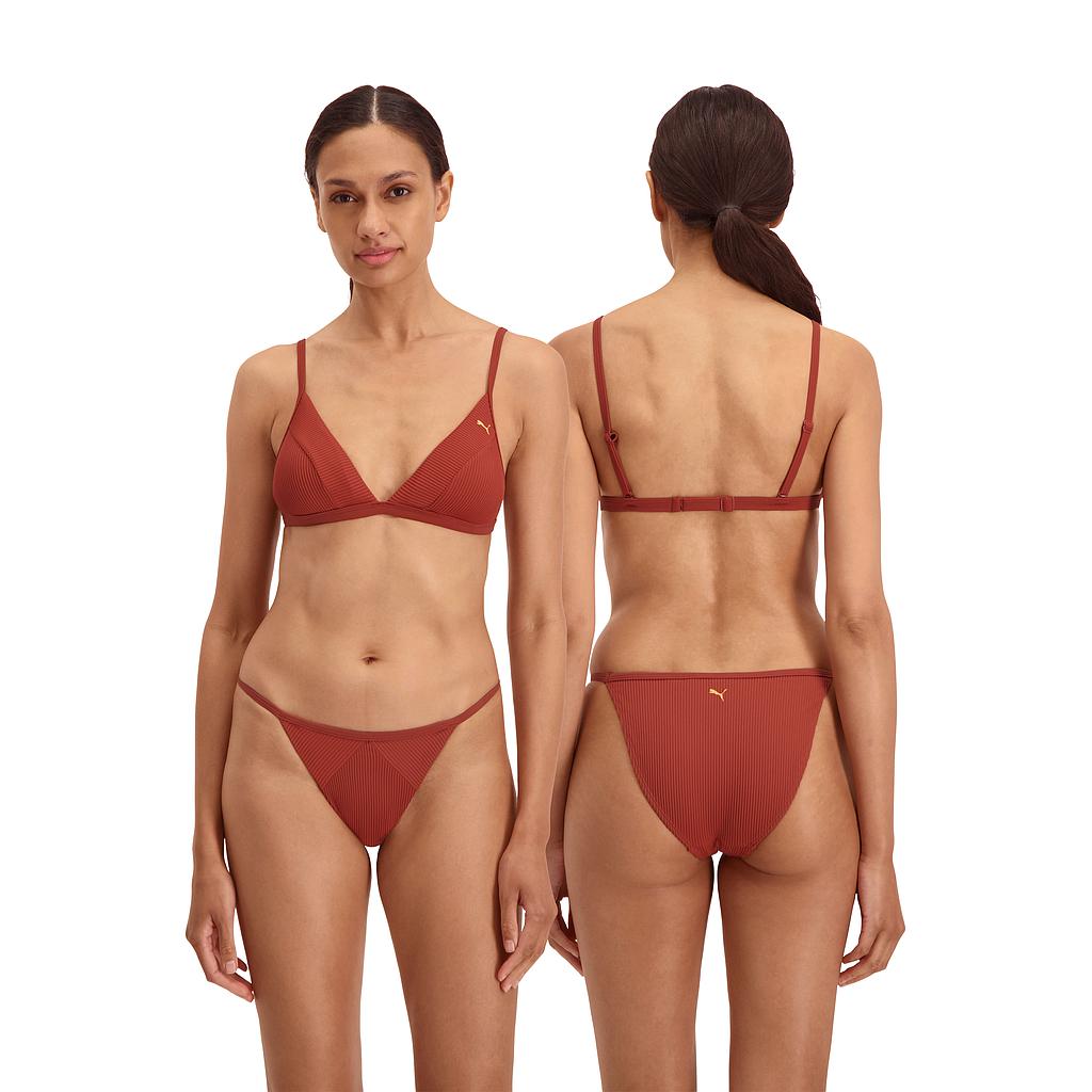 Puma Ribbed Tanga Bikini Bottom