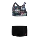 Speedo Endurance Allover 2 Piece Boyleg Short Bikini Junior