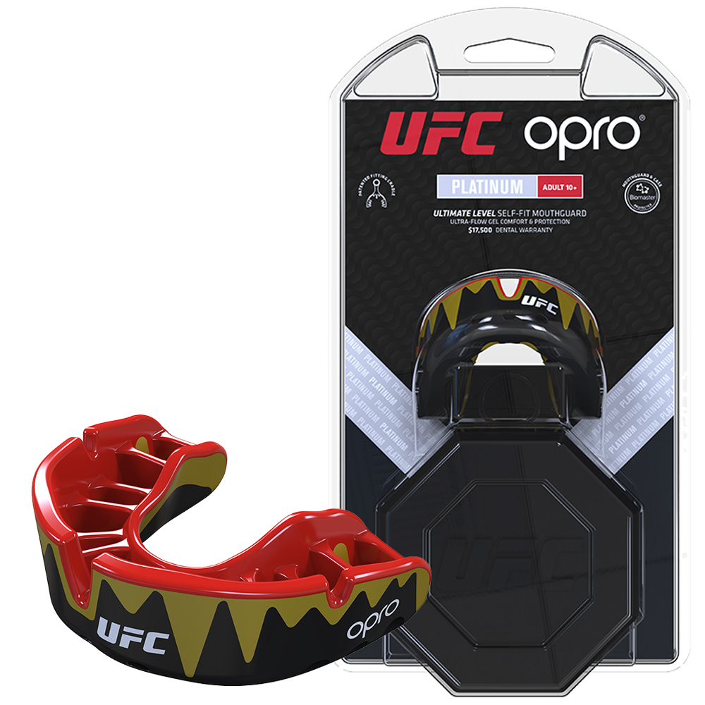 UFC Platinum Fangz Mouthguard by Opro